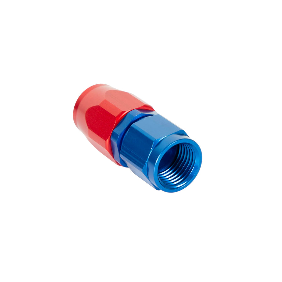 Earl's Straight Swivel-Seal® Hose End -6 AN - Red/Blue - Clamshell Package 800106ERLP