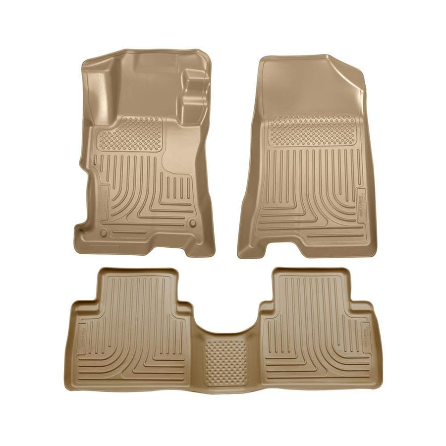 Husky Liners WeatherBeater 98403 Combination Front & 2ND Seat Floor Liners - (3 PCS)