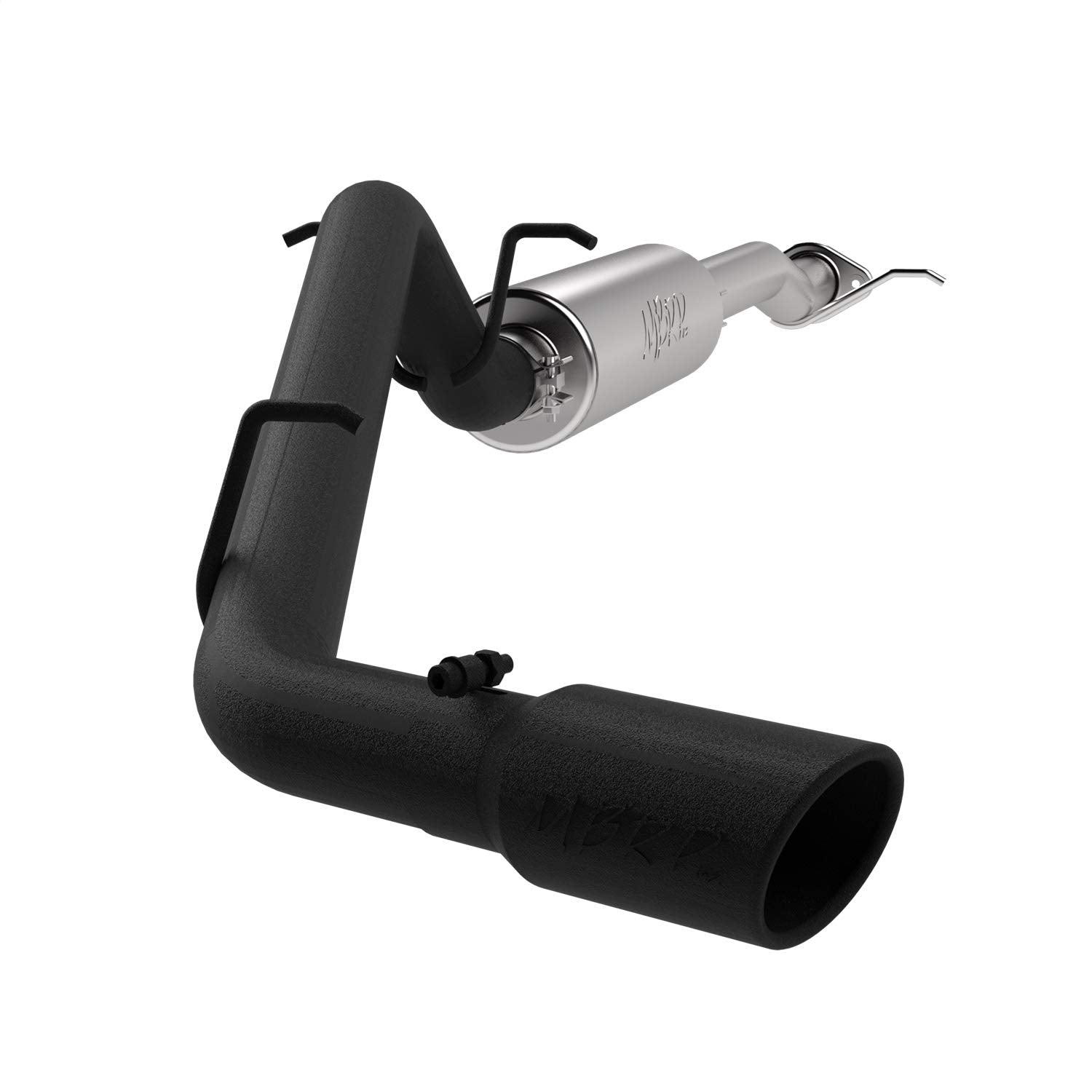 MBRP Exhaust System S5090BLK Cat Back (2017 - UP Chev/GMC Colorado/Canyon 2.5L/3.6L 3", Turn Down, Black Coated), 1 Pack