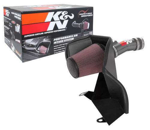 Cold Air Intake System K&N: High-Flow Air-Filter, Increase Performance & Horsepower: Compatible with 2019-2020 CHEVROLET Blazer; 2019-2020 GMC Acadia, 77-3111KC