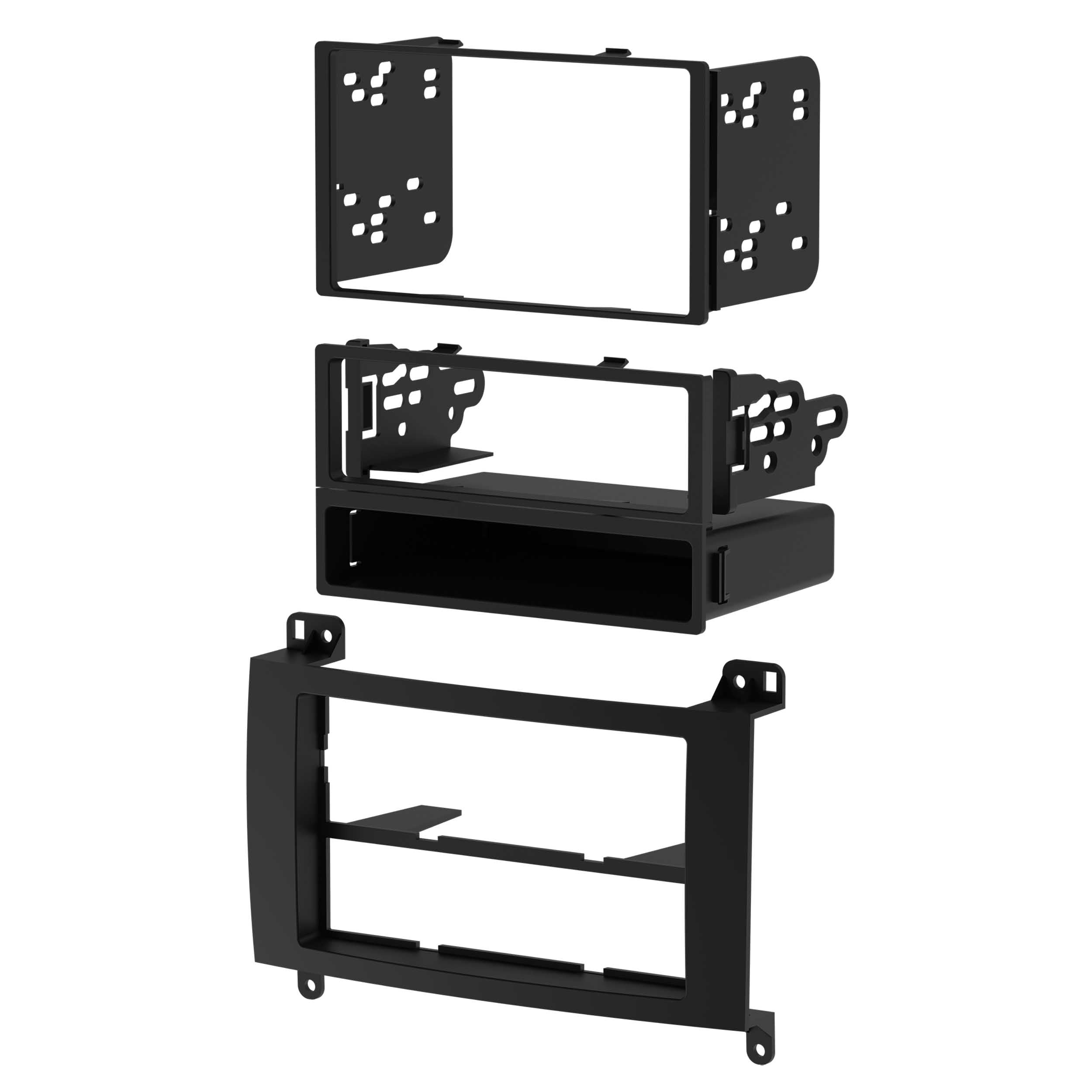 Metra Electronics 99-6512 Installation Kit Single DIN/Double DIN Fits Select 2007-UP Sprinter and Metris Vehicles, Black