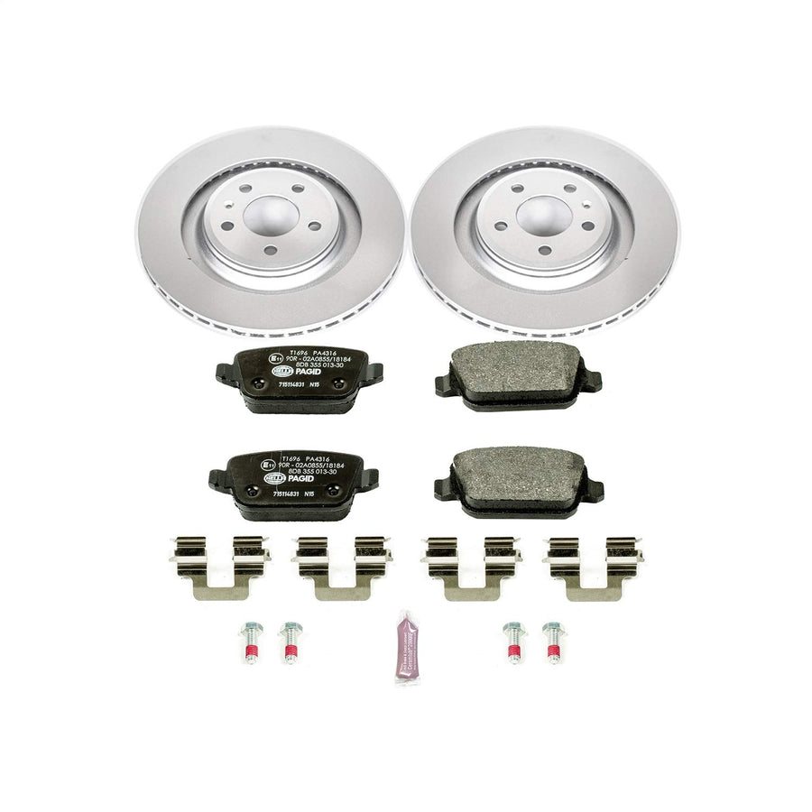 Euro-Stop Brake Kit Power Stop ESK5341 For Volvo S80 2007-2008 [Model Specific]