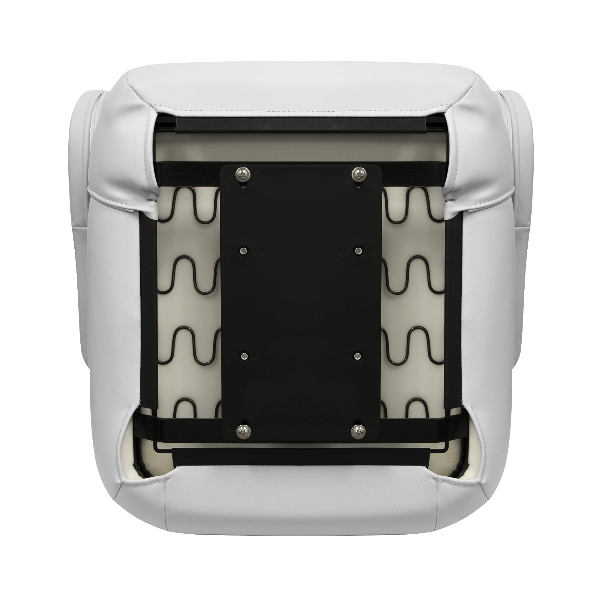 Mid Back Wise 3127-784 Premier Pontoon/Boat Helm with Flip Up Arm Rests - Brite White