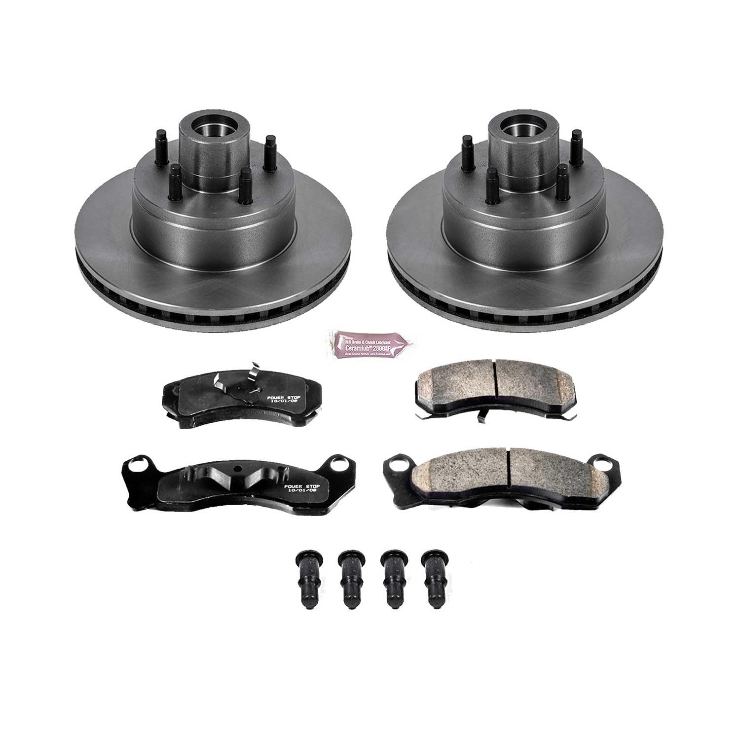 Power Stop Autospecialty KOE7782 Front Replacement Brake Kit-OE Brake Rotors & Ceramic Brake Pads