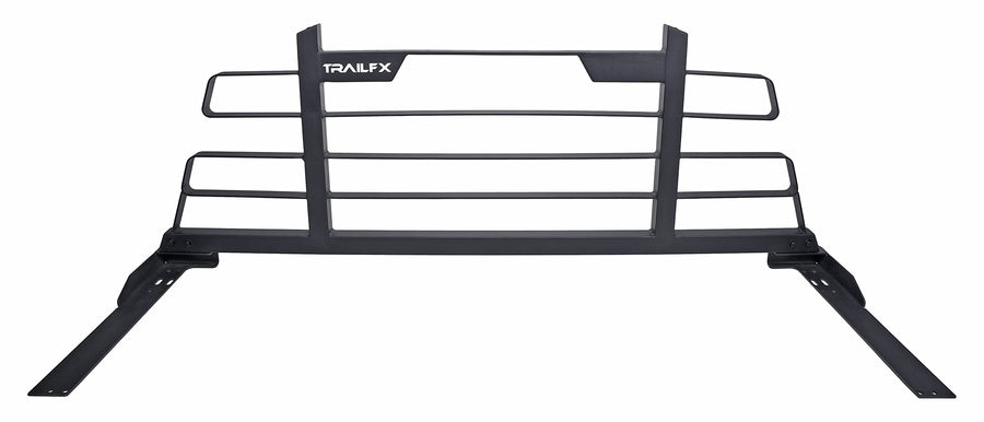 Trailfx Headache Rack Black Matte Powder-Coated Steel Frame Fits 2009–2020 Ford F-150 with Universal Mounting Kit Installation Not Compatible with Cross Bed Tool Box HR001B