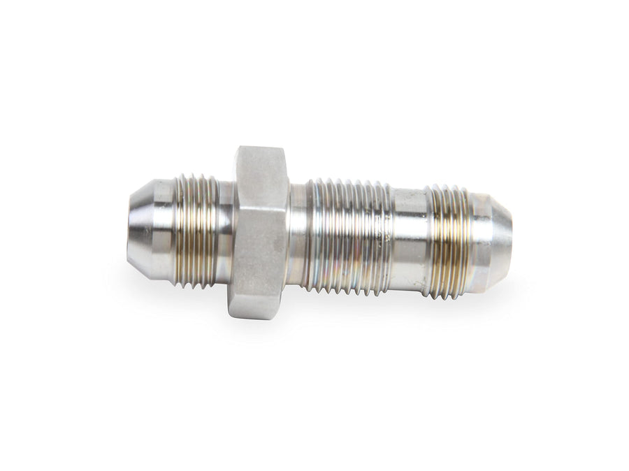 SS983204ERL Earl's Straight -4 AN Bulkhead - Stainless Steel
