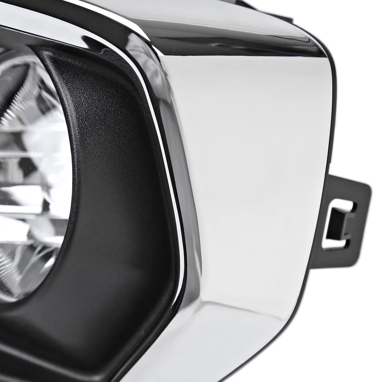 Chrome Trim Fog Lights + Bezels + Switch SPEC-D TUNING Compatible with 2021-2022 Chevy Colorado, Left + Right Pair Assembly