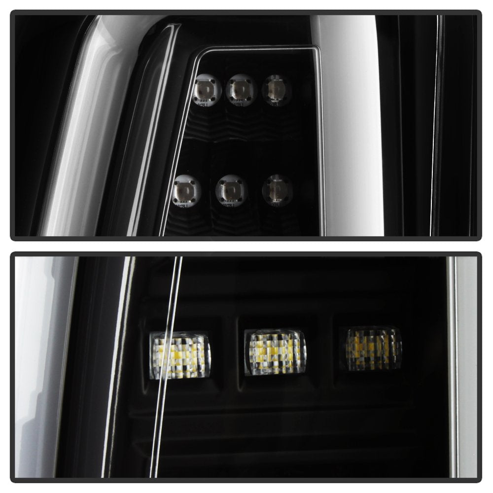 Chevy Tahoe/Suburban 15-19 Spyder 5084583 LED Tail Lights - Black light bar