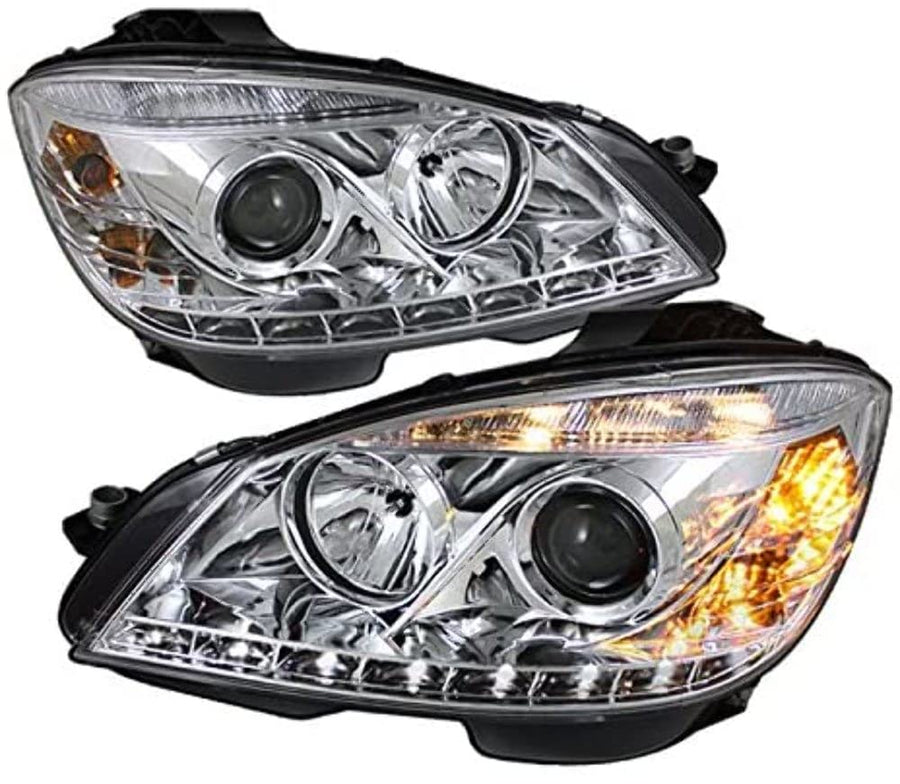 Auto Spyder 5042255 Projector Style Headlights Chrome/Clear