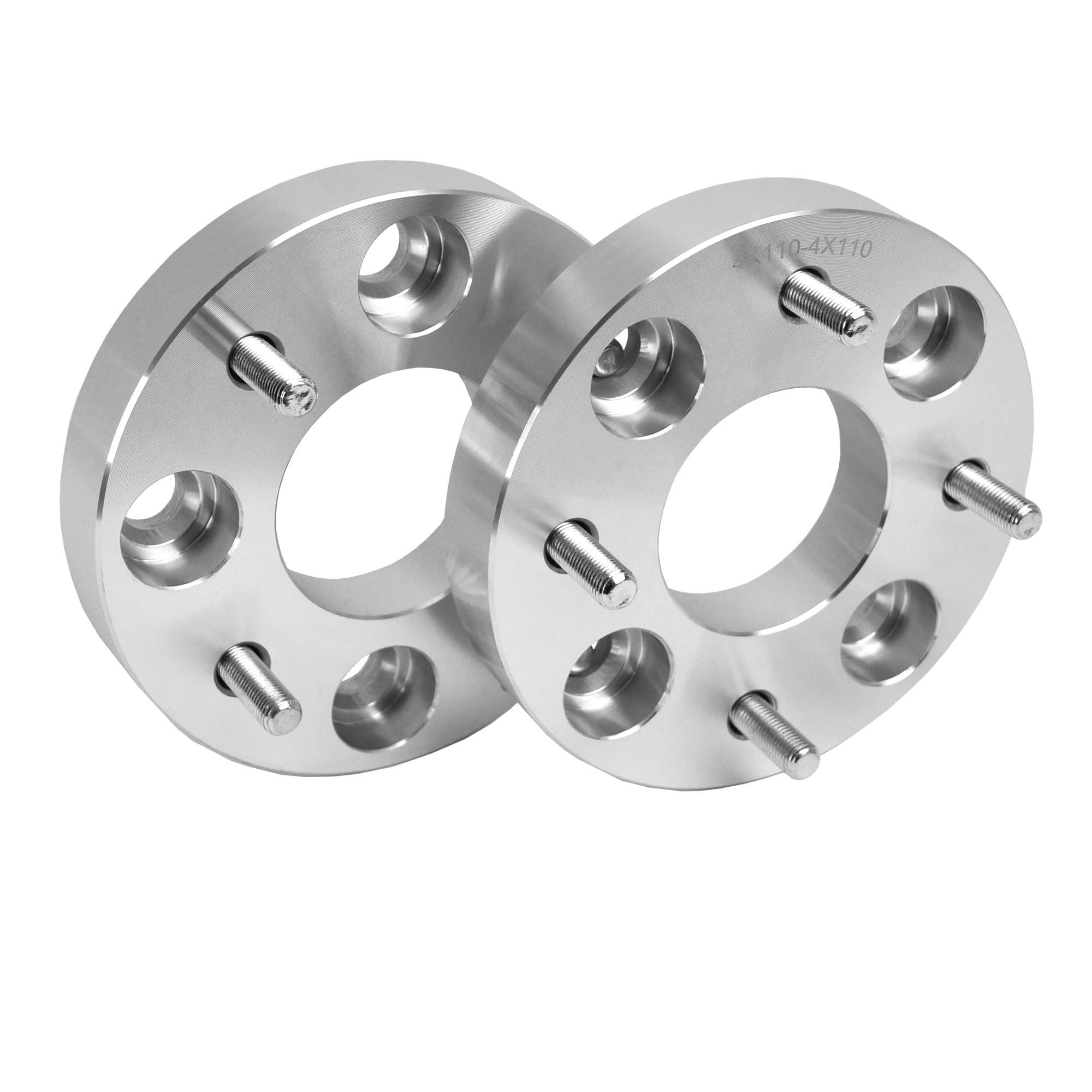 Front/Rear Rugged Wheel Spacer for Yamaha YXZ 1000R /SE/SS/SS SE/SS XT-R, Aluminum Alloy, Machine Pressed High Tensile Studs, Bolt-On 2 Pieces Per Box (See Fitment Details in Description)