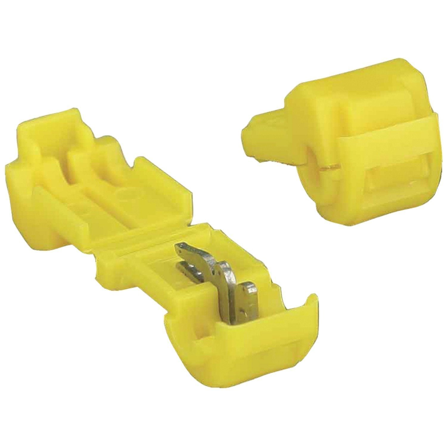 100 Pack Install Bay T-Tap 12/10 Gauge (Yellow)