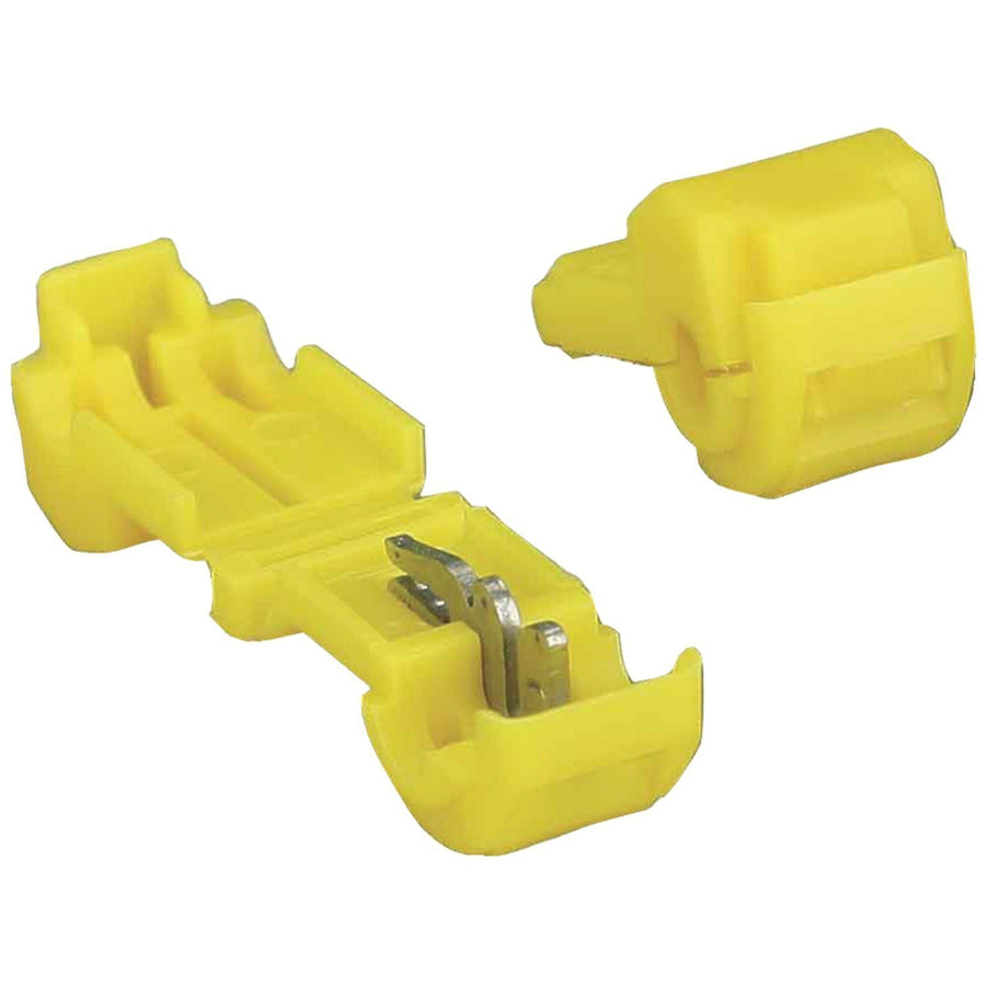 100 Pack Install Bay T-Tap 12/10 Gauge (Yellow)