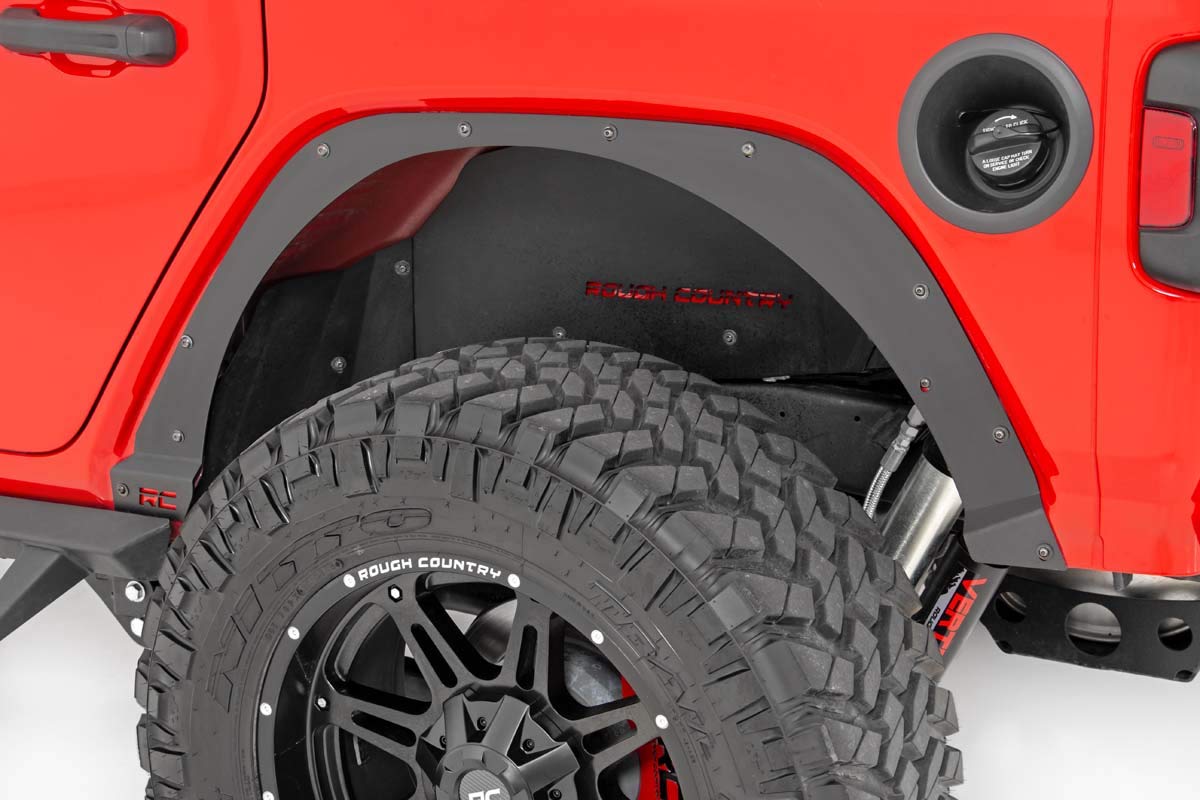 Rough Country Fender Delete Kit Front & Rear for 18-24 Jeep Wrangler JL - 10539