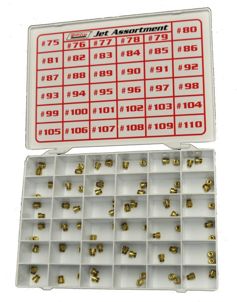36-236QFT Quick Fuel Gas Jet Assortment Kit #75 thru #110 (2 ea.)