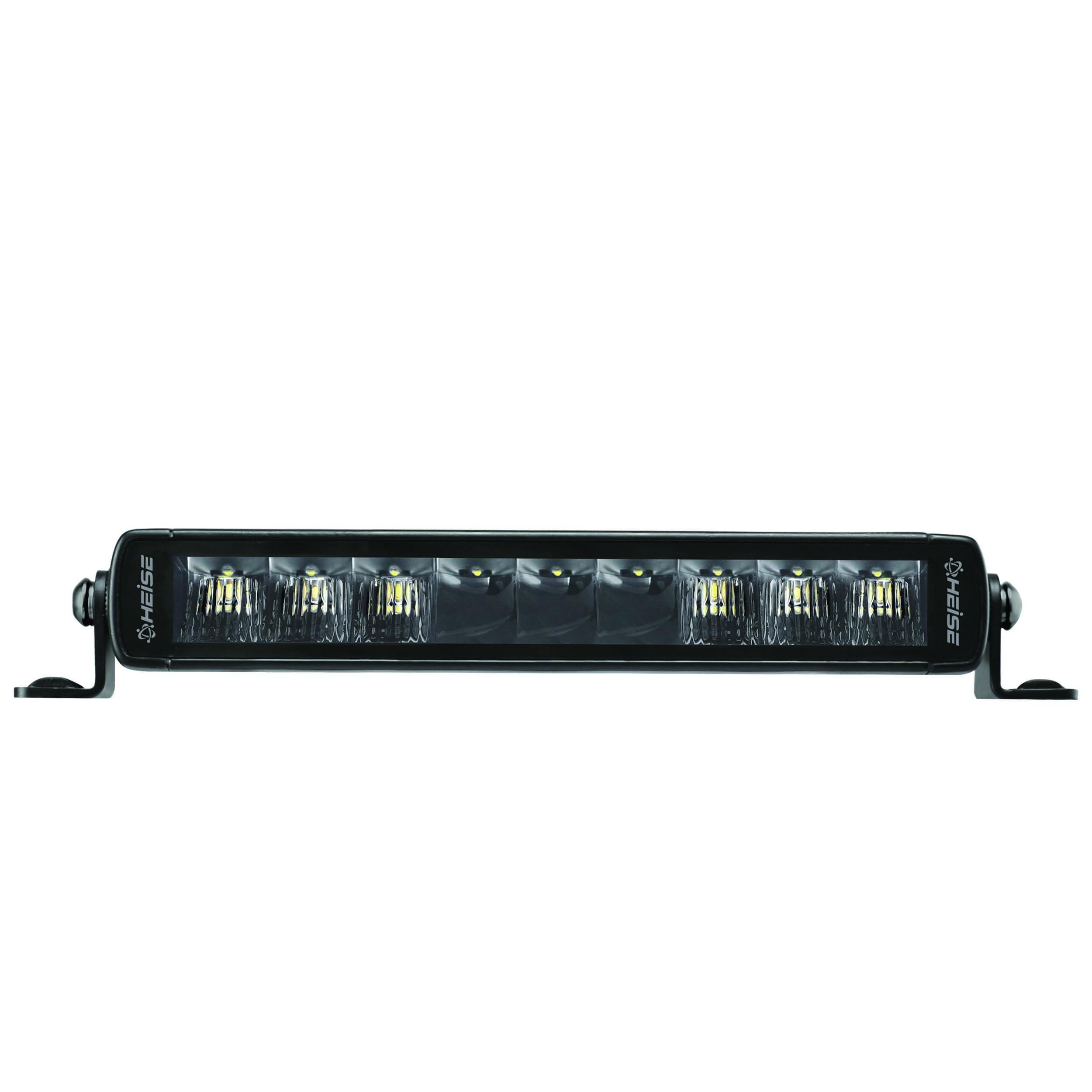 9.5" Blackout HEISE Single Row - 9 LED - Lightbar (HE-B950)