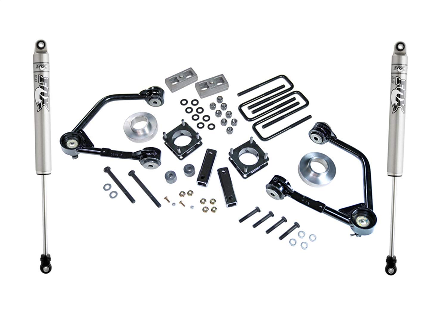 3" Lift Kit Superlift for Toyota Tundra | Complete Lift Kit with Rear Fox 2.0 Series Shocks & Front Upper Control Arms | K1011F | Fits 2007-2021 Toyota Tundra 4WD