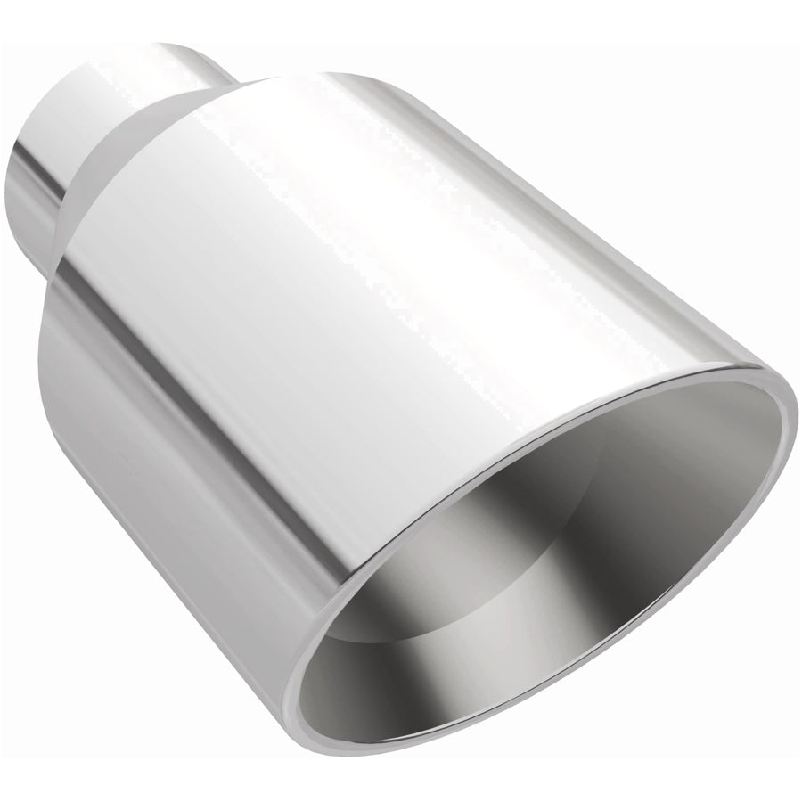 4in. Round MagnaFlow Polished Exhaust Tip, Stainless Steel