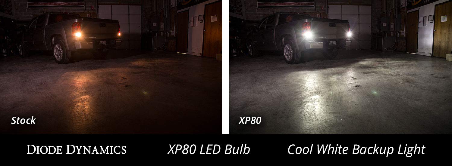 7443 LED Bulb Diode Dynamics XP80 LED Cool White Pair