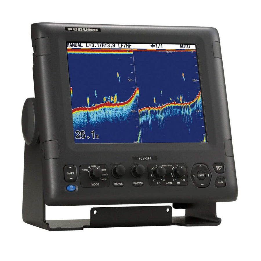 Furuno 1/2/3KW Transmitter FCV295 Color LCD 28-200Khz Operating Frequency Fish Finder, 10.4"