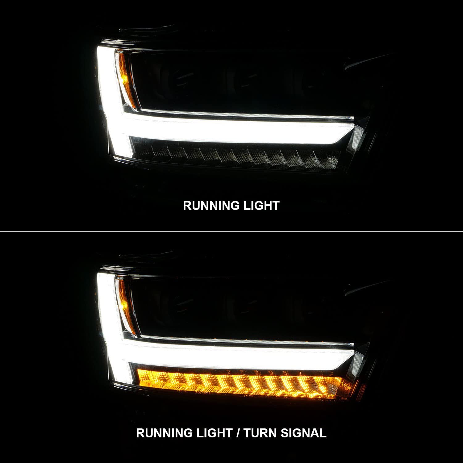 111494-R Anzo USA Projector Headlamps Fits Ram 1500
