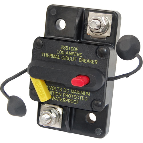 Blue Sea Systems 285-Series 7180 Thermal Circuit Breaker, Surface Mount, 48V DC, 25A