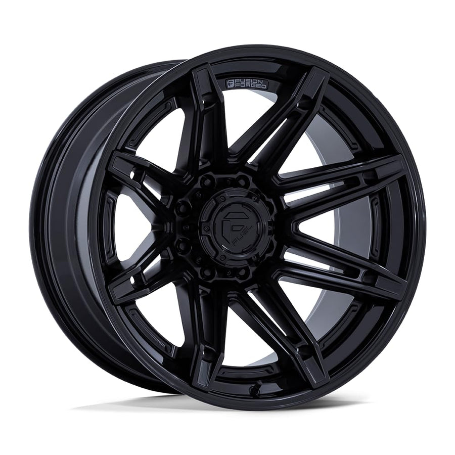 FUEL OFF-ROAD 20X10 FC401 BRAWL 6X5.5 4.79-18mm MATTE BLACK WITH GLOSS BLACK LIP - FC401MX20106818N
