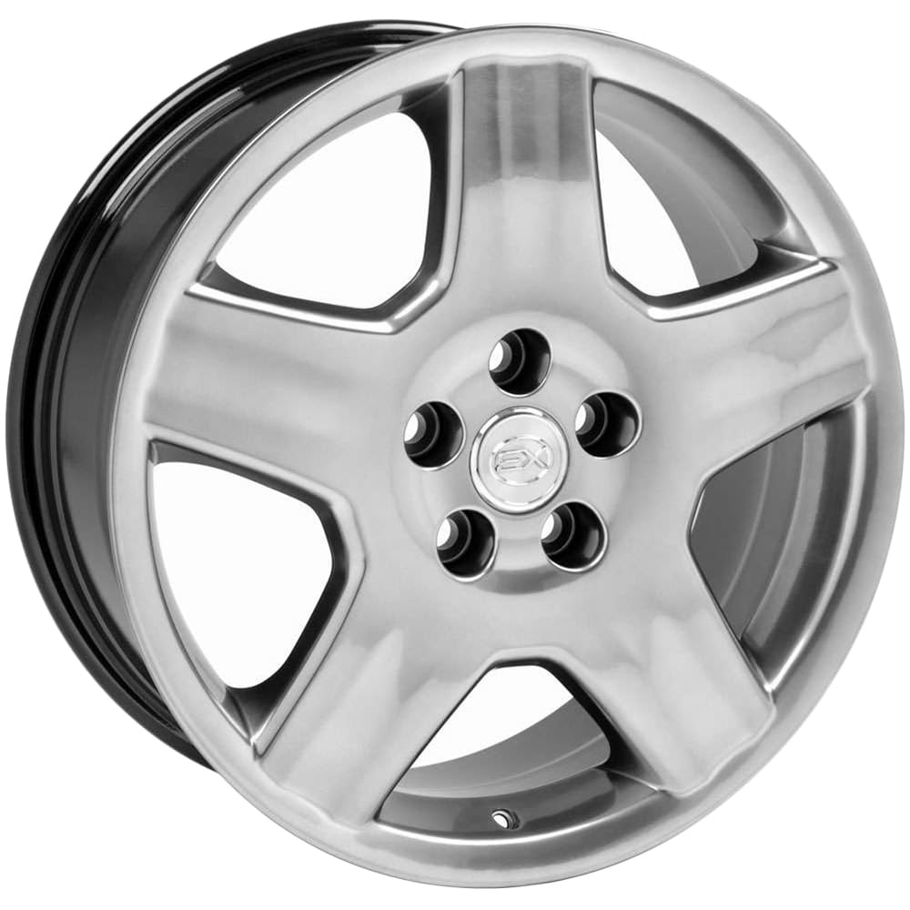 Hyper Black Wheel OE Wheels LLC LX02-18075-5450-45HB Painted (18 x 7.5 inches /5 x 114 mm, 45 mm Offset)