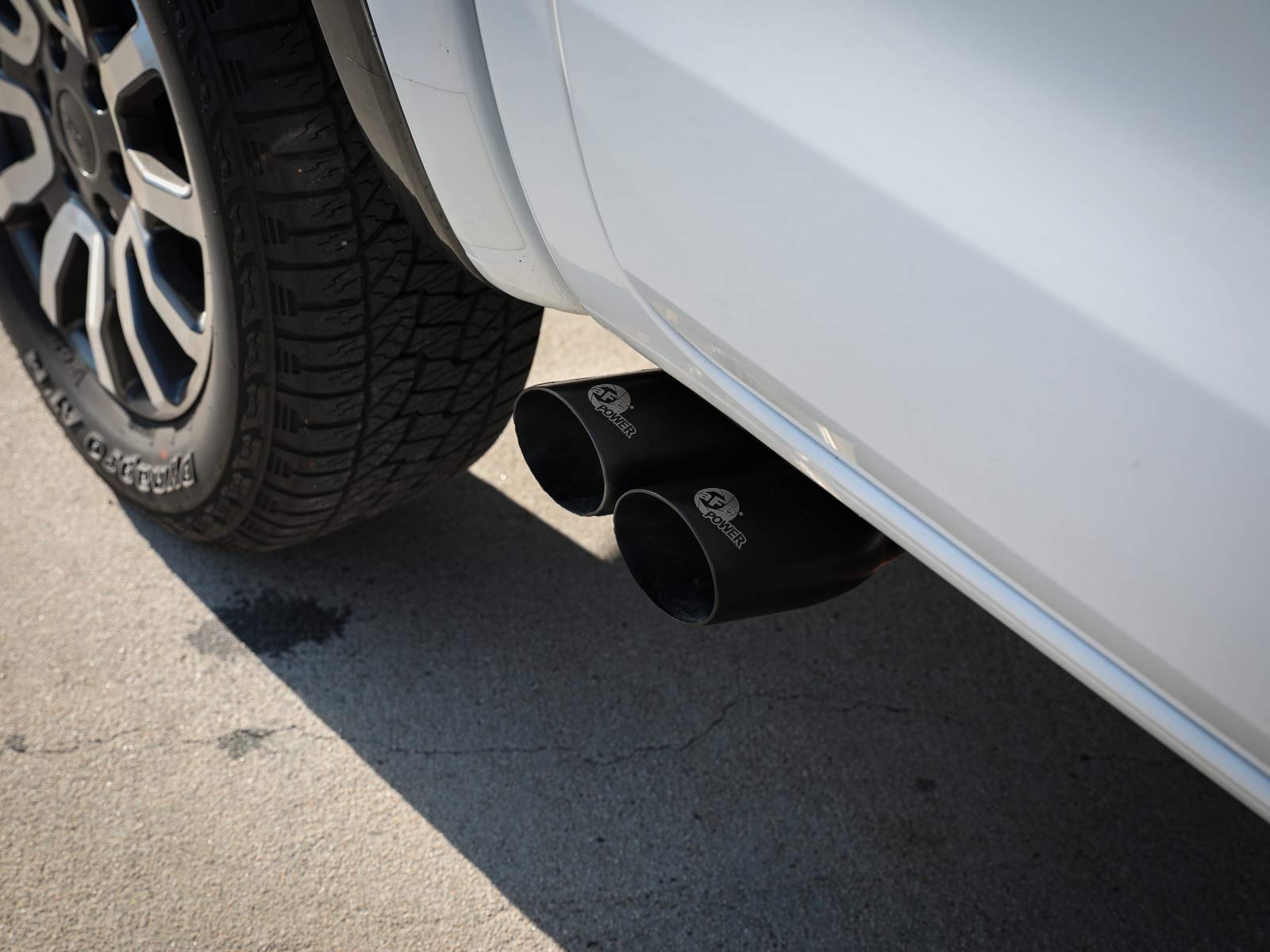 Rebel Series aFe Power 49-33119-B 3" Cat-Back Exhaust System for 19-20 Ford Ranger, 304 Stainless Steel, Black Tips