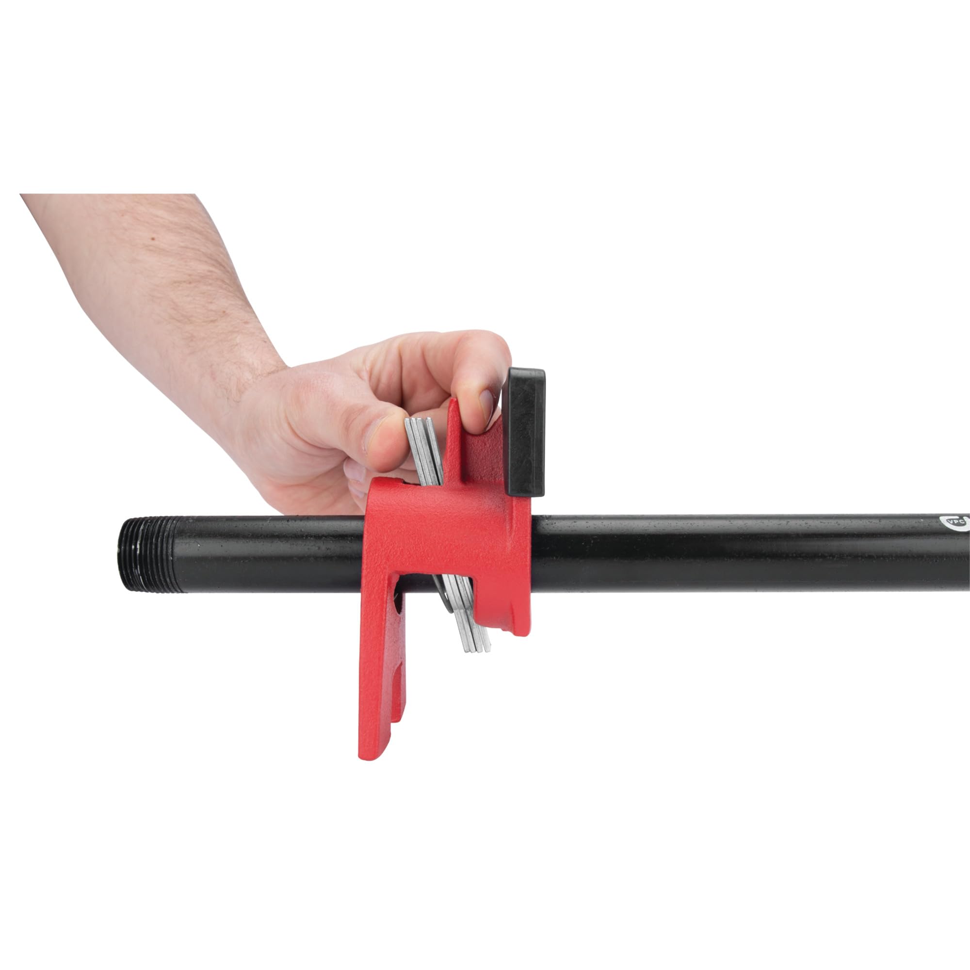 W3960 Performance Tool Cast Steel Pipe Clamp with Quick Release, 1250 lbs Clamping Pressure, 75-Inch Throat Depth, Fits 1/2-Inch NPT Pipe (not included)