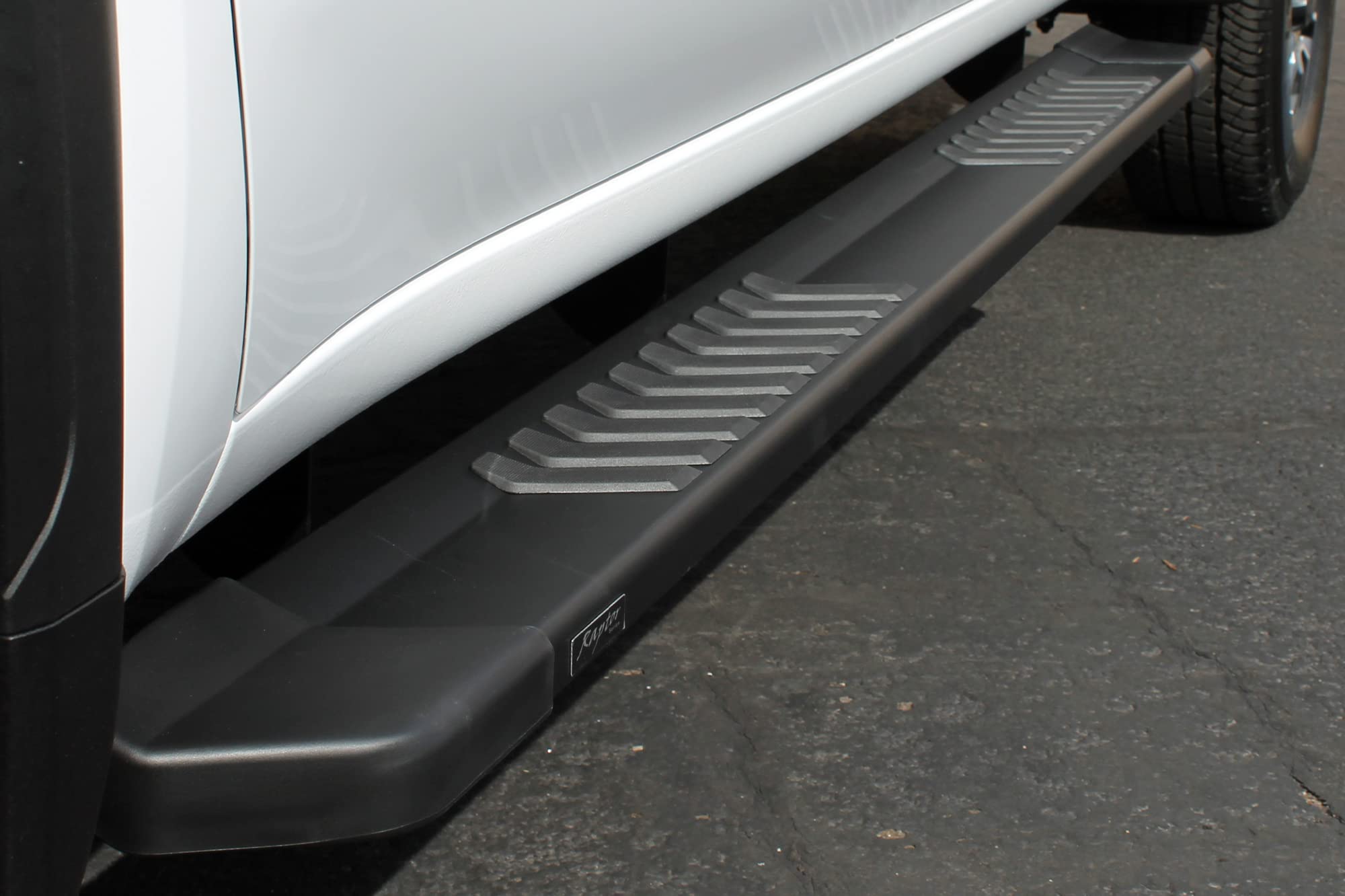 Running Boards Raptor Series Steps 6in OEM Style Black Aluminum Compatible with Regular Cab 2019-2026 Silverado Sierra 1500 and 2020-2026 2500/3500 HD