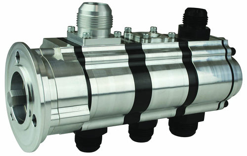 Moroso Dry Sump Oil Pump 22333 w/ 1.8" Pressure Section, Reverse Rotation for V-Band Noonan Hex Drive