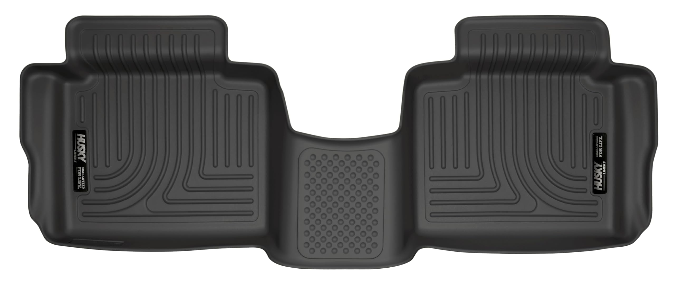 Weatherbeater Husky Liners Floor Mats | Fits 2010-2019 Ford Taurus | 2nd Row, 1-pc Black - 12981
