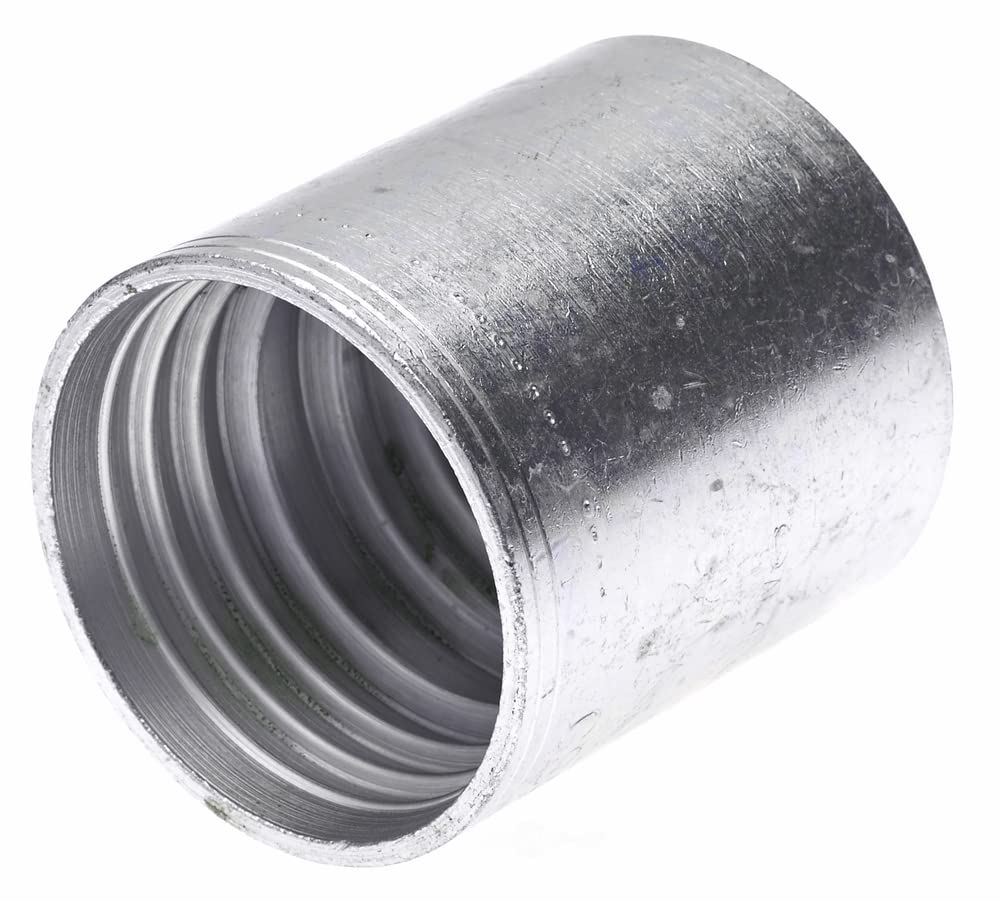 GlobalSpiral Couplings Gates 32GSP1F-2, GS Ferrule for Wire Braid Hose, Zinc Plated Carbon Steel, 3.54", 2" ID