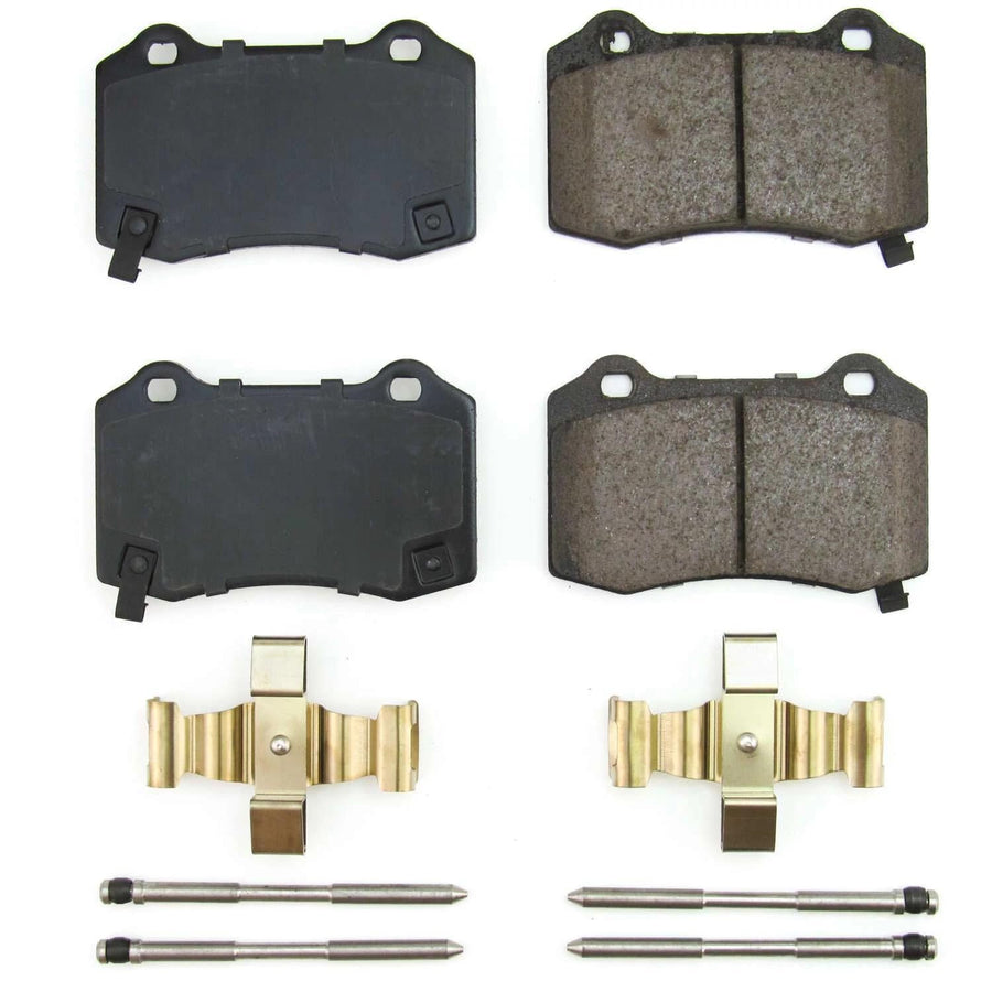 Power Stop Brake Kit Rear For Dodge Durango 2018-25 | Jeep Grand Cherokee 2018-21 - Ceramic Brake Pads With Installation Hardware, 17-1053B