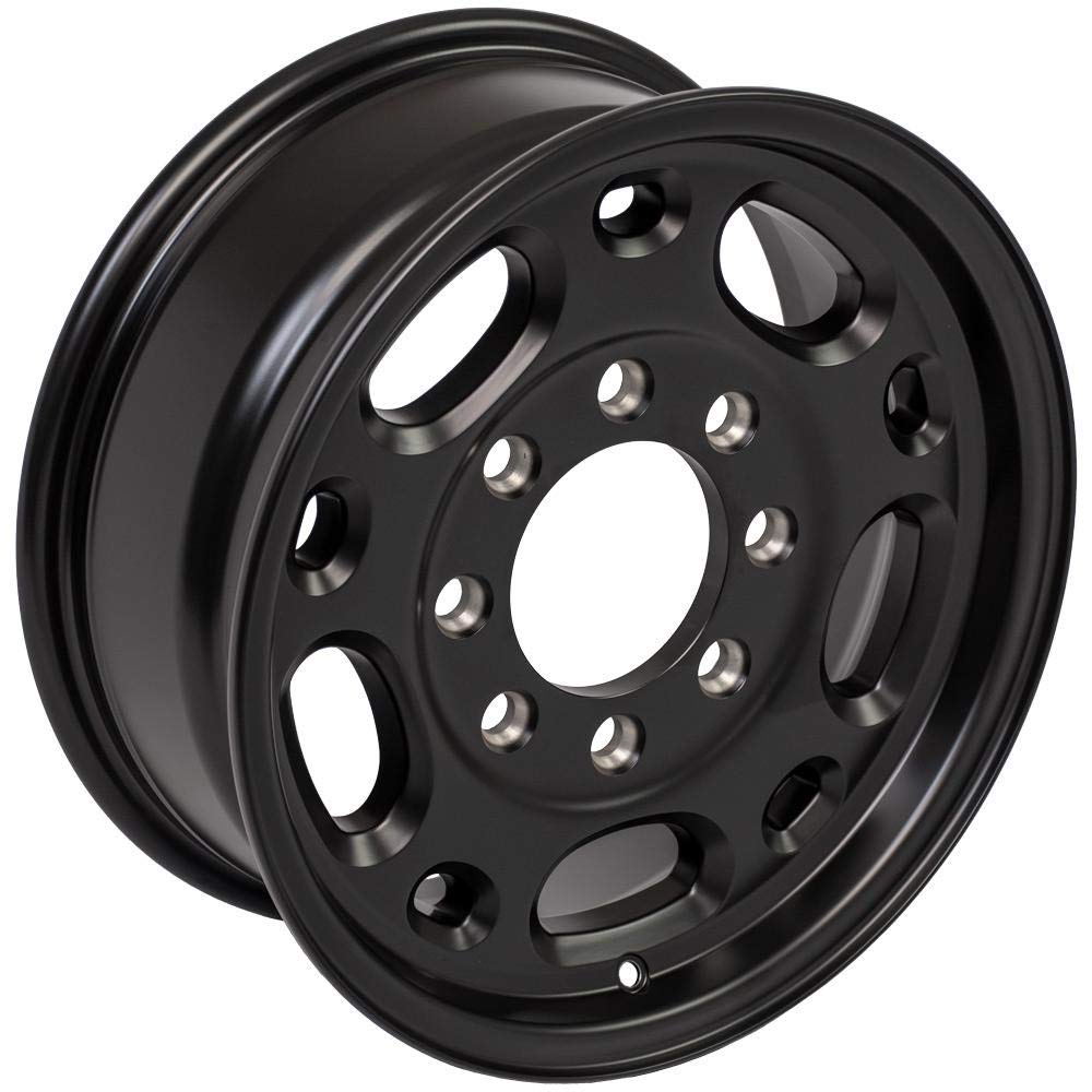 16 Inch OE Wheels CV82 Rim Fits Suburban 2500 Style 8x165.1 16x6.5 Satin Black - Hollander 5079 (1)