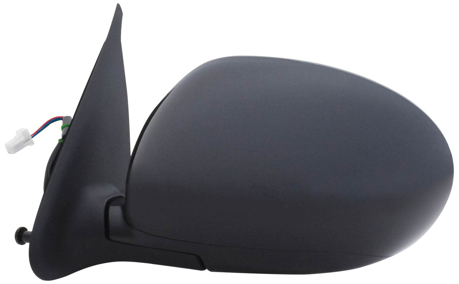 Fit System Mirror Driver Side for Nissan Juke, Black, PTM Cover, Foldaway, Power