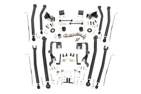 4" Rough Country Long Arm Upgrade Kit for 2007-2018 Jeep Wrangler JK - 78600U