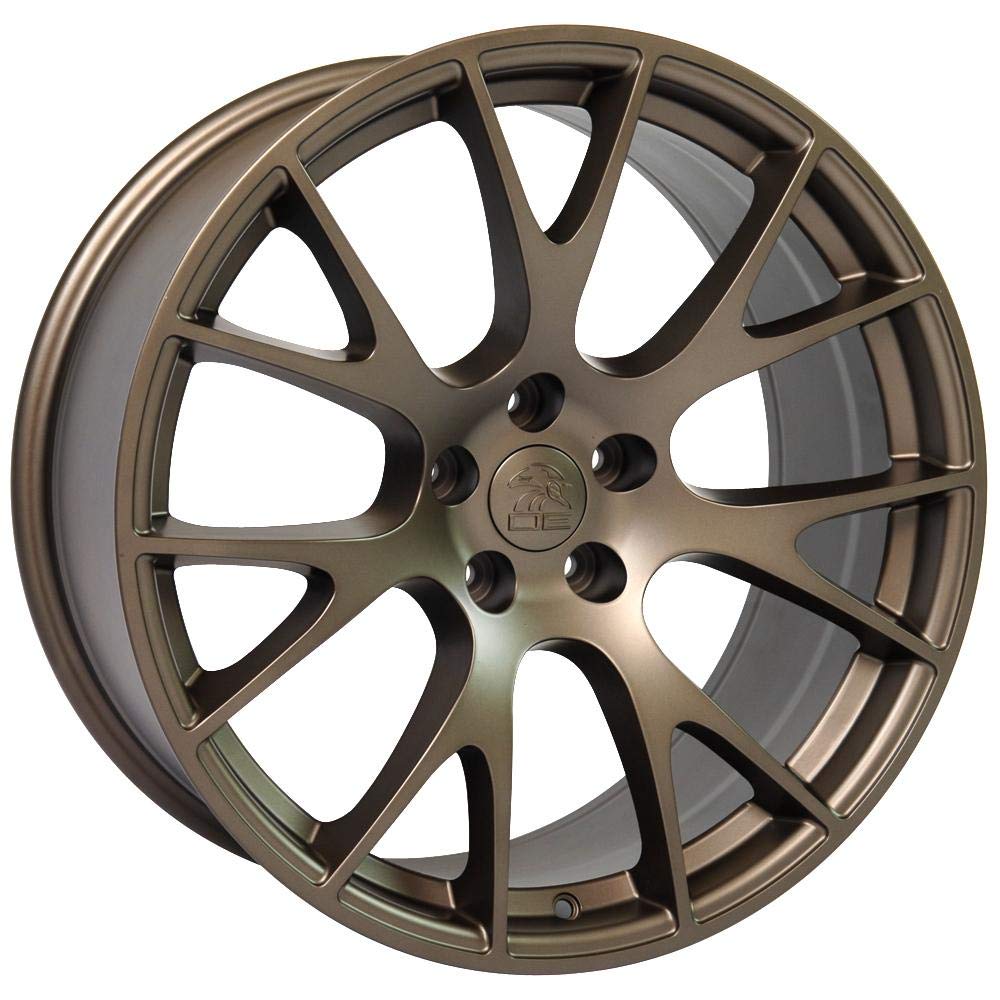 DG69 OE Wheels 22" Replica Wheel 22x10 Bronze Fits Dodge RAM Hellcat Rim 5550-25BR
