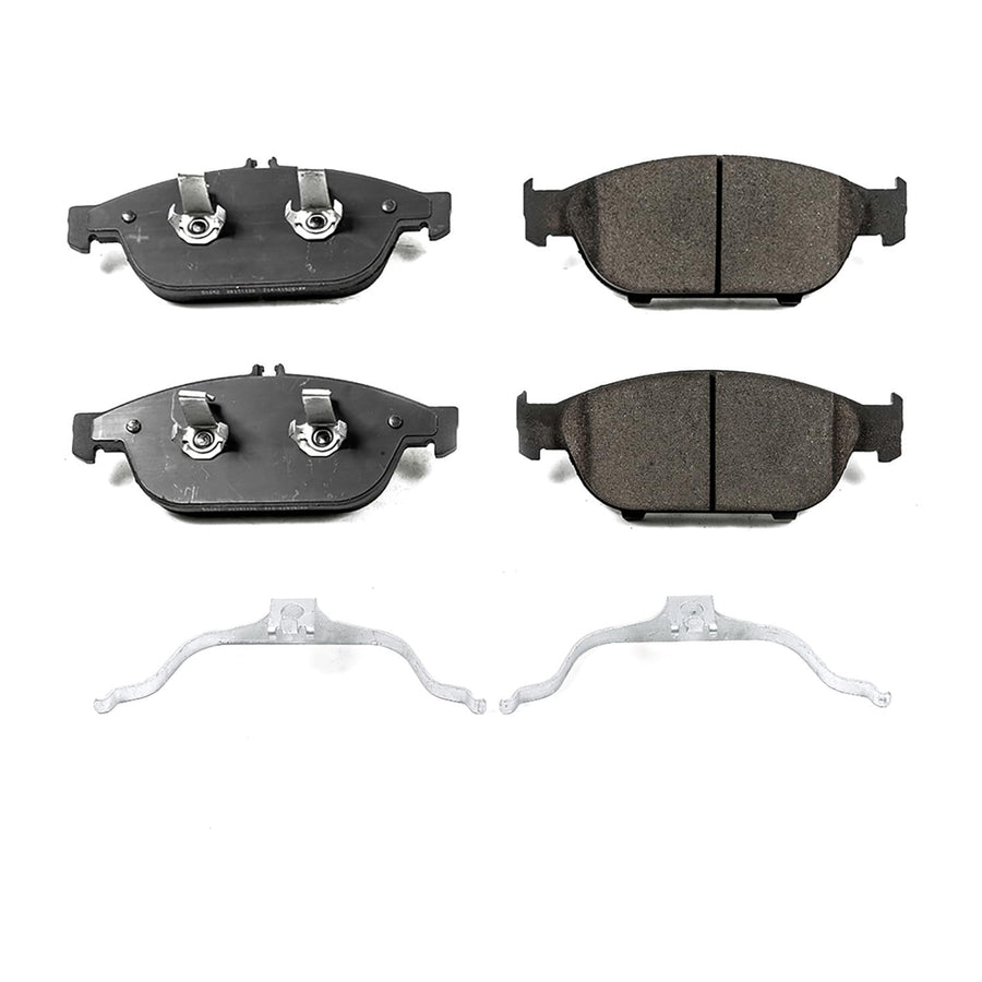 Power Stop Brake Kit Front For Mercedes-Benz E550 2012-14 - Ceramic Brake Pads With Installation Hardware, 17-1652