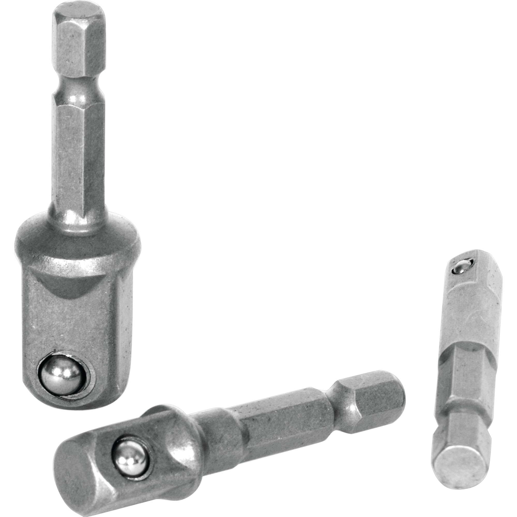Hex Shank Performance Tool 1503 Ball Bearing Nut Driver Set - Transform Your Power Drill into a Nut Driver with 1/4, 3/8, and 1/2-Inch Drive