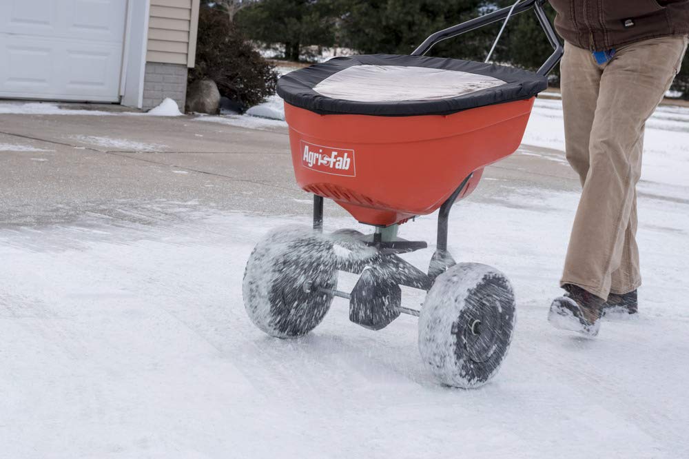 Commercial Agri-Fab 45-0548 Push Spreader 130 lb. Orange/Black