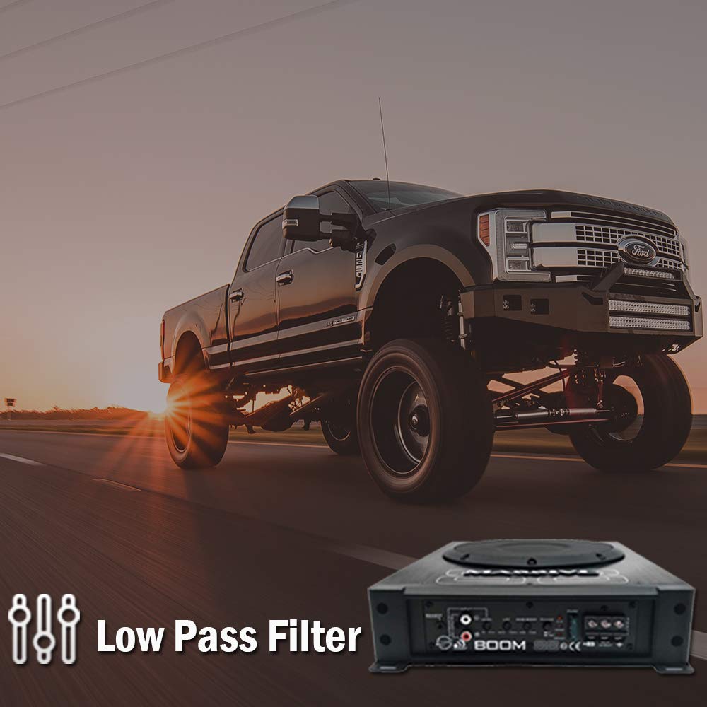 GTR84 Massive Audio 8" 600 Watts RMS / 1200w MAX Dual 4 Ohm Subwoofer with Grill
