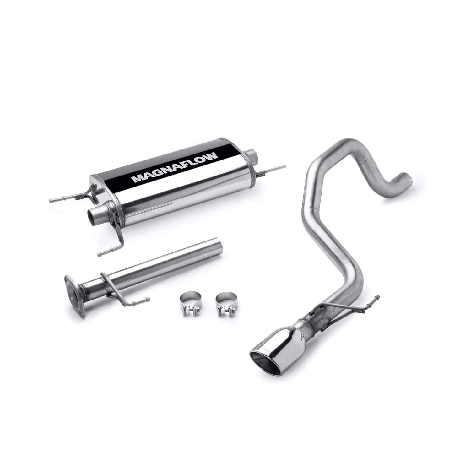 Performance MagnaFlow Exhaust System 16649: Cat-Back, Street Series, Compatible with 2007-2014 Toyota FJ Cruiser