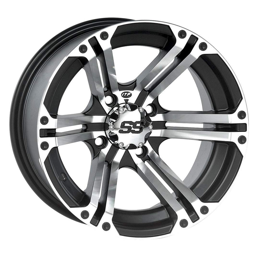 I.T.P. Wheels 1428382404B 14X6 SS ALLOY 4/137 4+2 MB