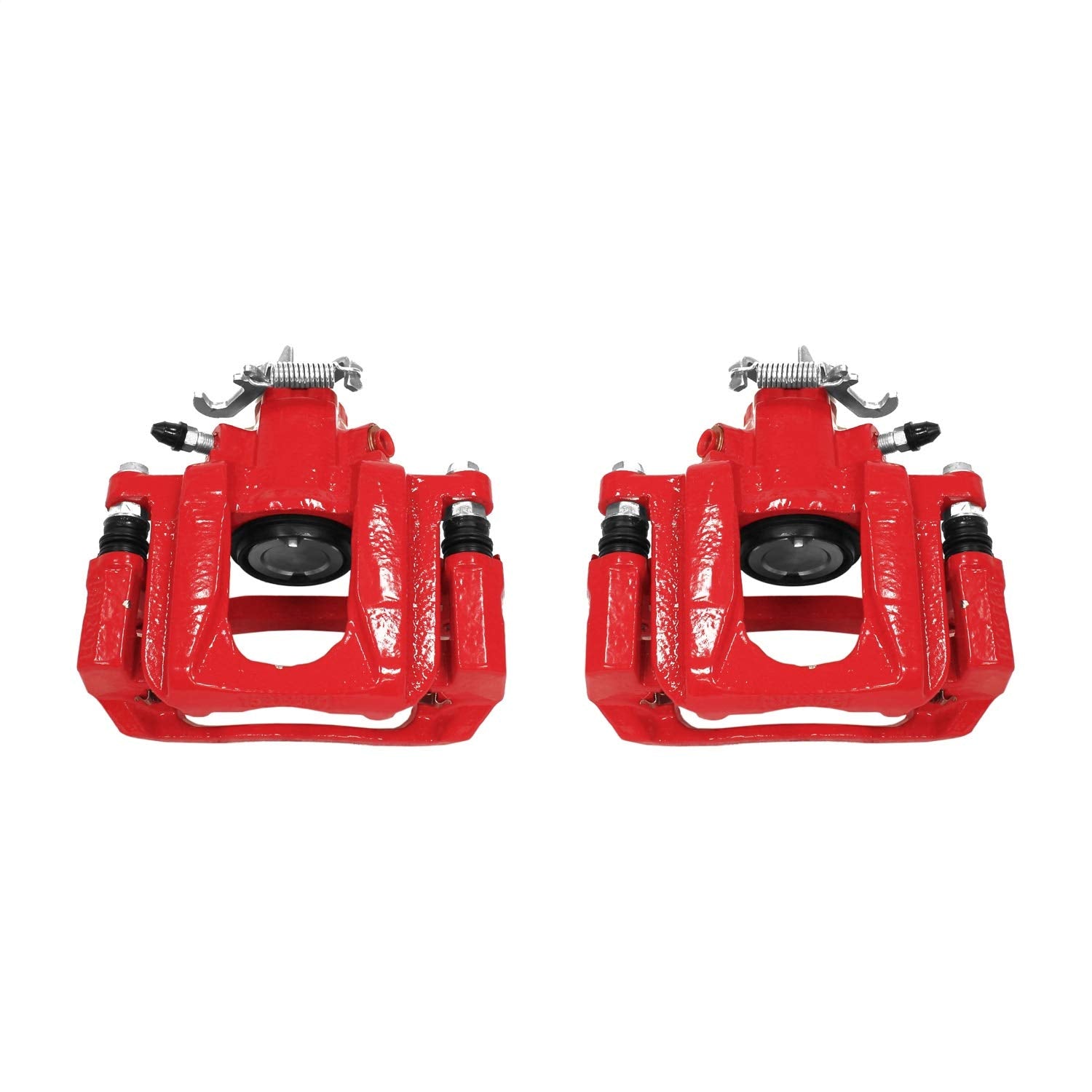 Power Stop S5080 Rear Pair of High-Temp Red Powder Coated Calipers For Chrysler Town & Country, Dodge Grand Caravan, Ram C/V, VW Routan [Model Specific]