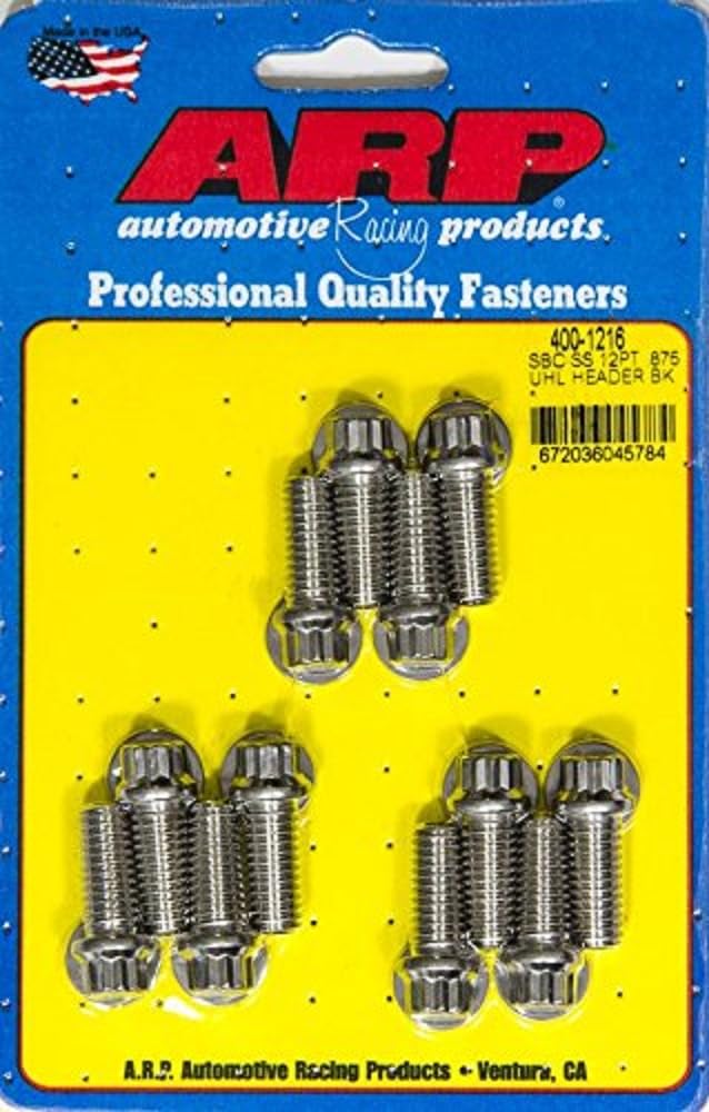ARP Header 400-1216 Bolt Kit (12pt.3/8 x .875 UHL (12))