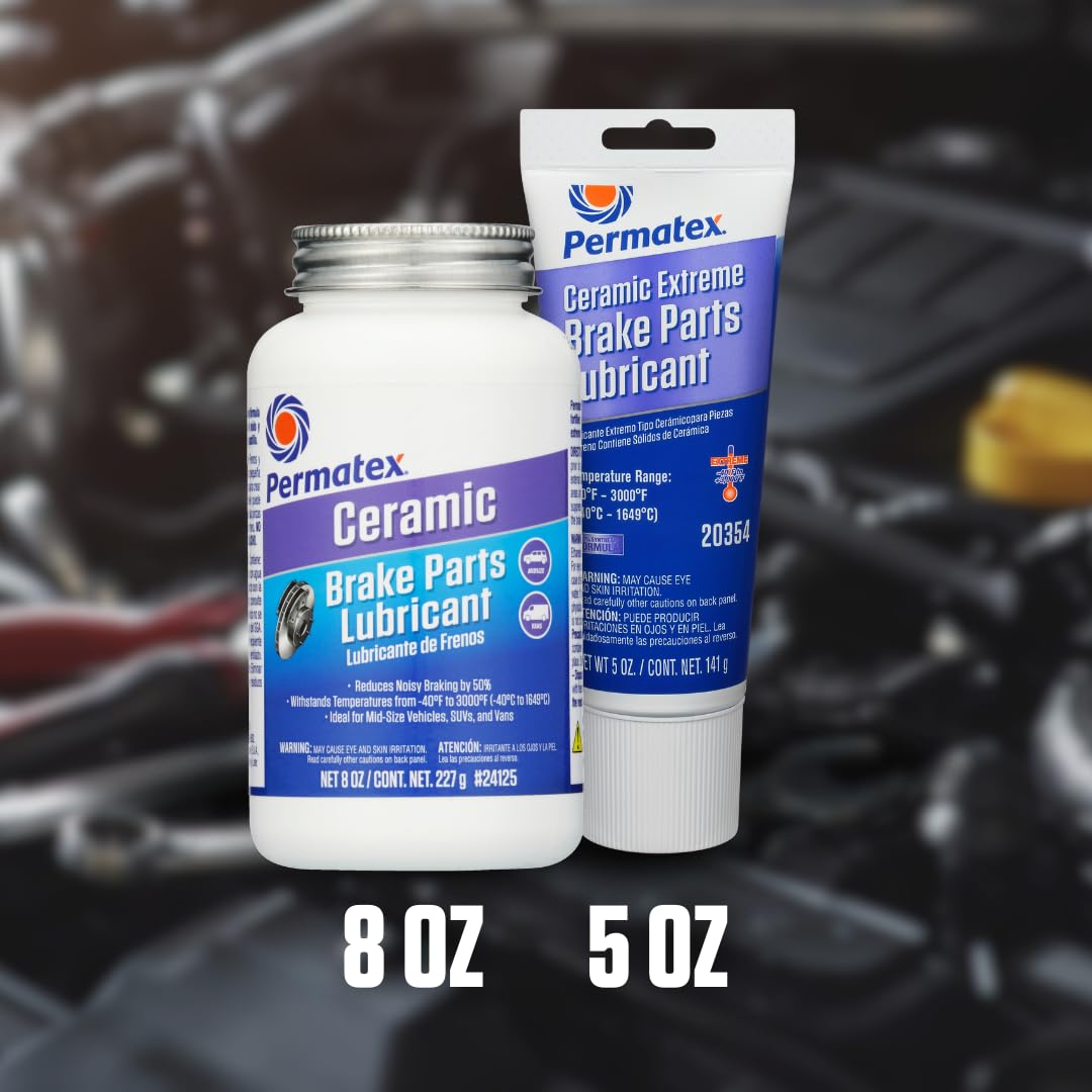 Ceramic Extreme Brake Parts Lubricant Permatex, 8 oz., Pack of 1