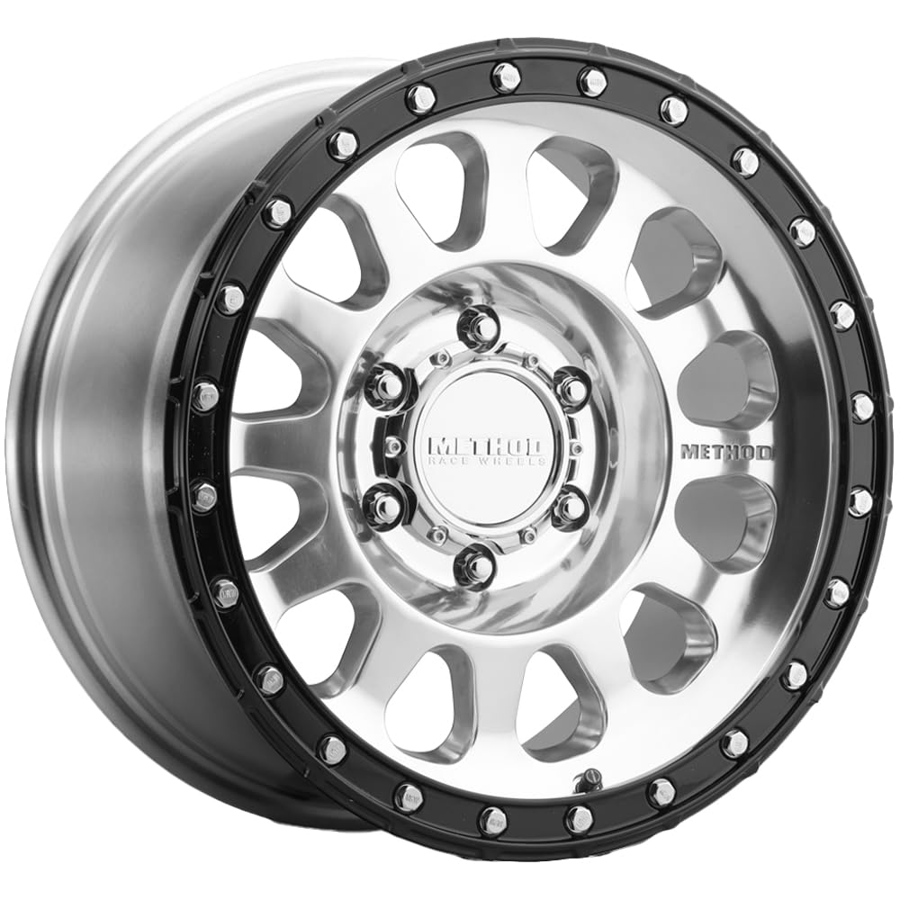 17x8.5 Method MR315 +0mm Polished/Black Wheel Rim 17" Inch MR315785161700