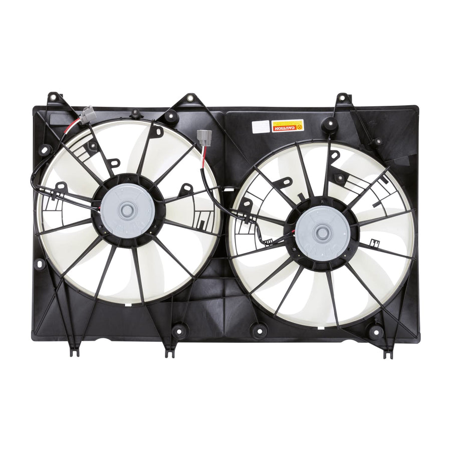 Toyota Highlander TYC 622020 Driver/Passenger Side Replacement Radiator/Condenser Cooling Fan Assembly