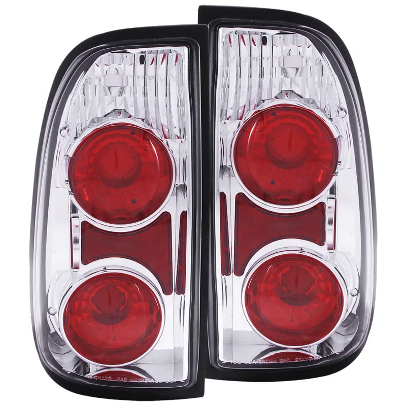 Chrome Euro Tail Light Set-Clear Lens ANZO USA 211125